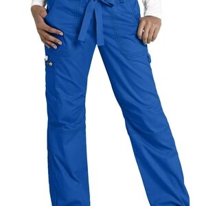 koi Lindsey Cargo 7 Pocket Scrub Pants Royal Blue..Medium Tall.Price Is Per Pair